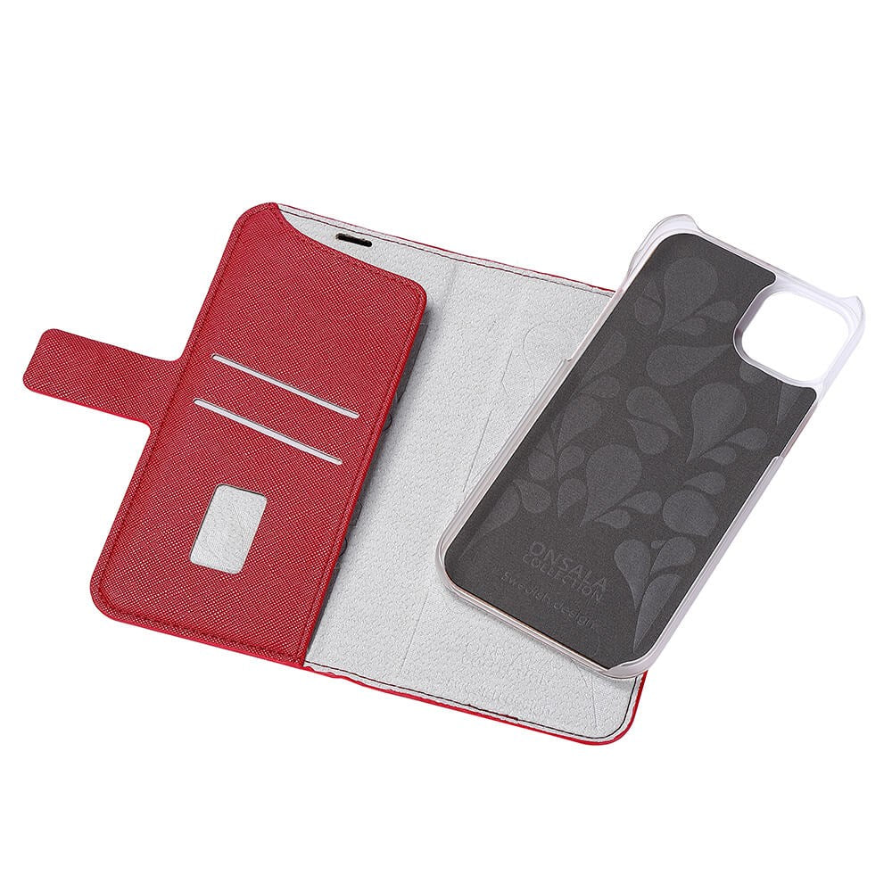 Onsala iPhone 14 Plus ONSALA Fashion Collection Wallet Flip Case m. Magnet - Red