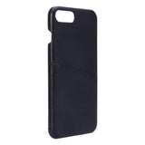 iPhone 8 Plus / 7 Plus / 6 Plus / 6(s) Plus Onsala Kunstlæder Cover m. Lomme til Kort - Sort