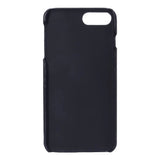 iPhone 8 Plus / 7 Plus / 6 Plus / 6(s) Plus Onsala Kunstlæder Cover m. Lomme til Kort - Sort