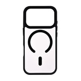 Onsala iPhone 17 Pro Bumper Cover - MagSafe Kompatibel - Gennemsigtig / Sort