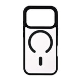 Onsala iPhone 17 Pro Bumper Cover - MagSafe Kompatibel - Gennemsigtig / Sort