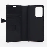 Samsung Galaxy S20 Ultra - Buffalo 2-i-1 Ægte Læder Flip Cover - Sort