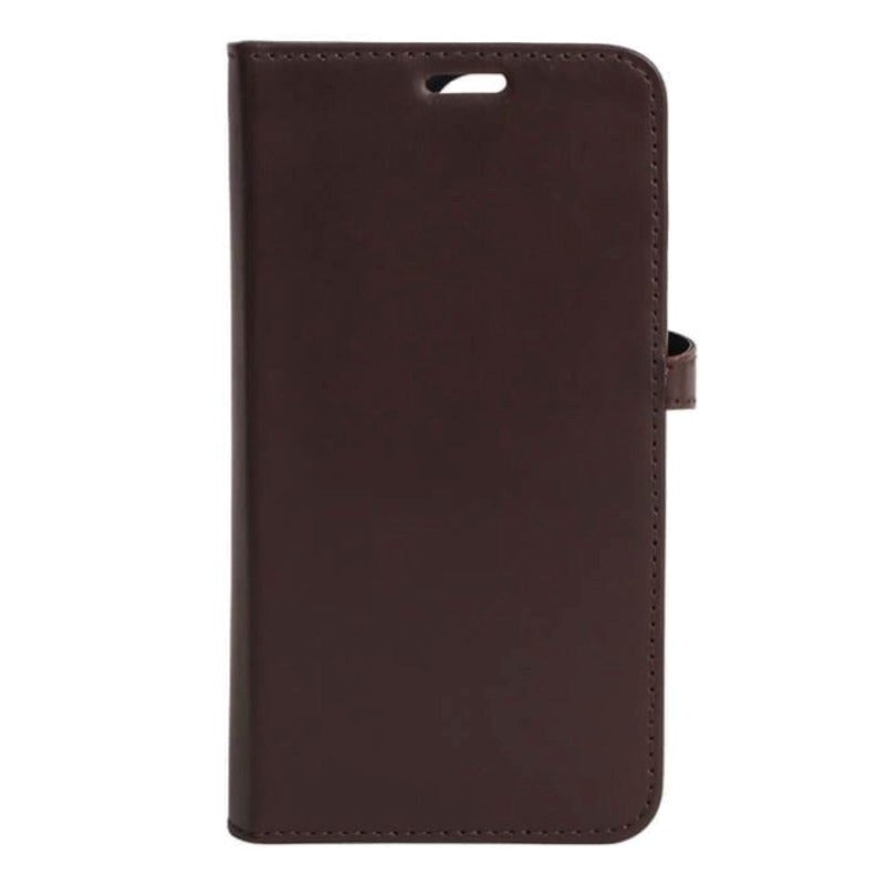 iPhone 13 Pro Buffalo 2-in-1 Wallet Ægte Læder Magnet Flip Cover m. Pung - Brun