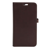 iPhone 13 Pro Buffalo 2-in-1 Wallet Ægte Læder Magnet Flip Cover m. Pung - Brun