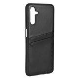 Buffalo Samsung Galaxy A04s / A13 (5G) Ægte Læder Bagside Cover m. Kortlomme - Sort