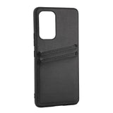 Buffalo Samsung Galaxy A53 (5G) Ægte Læder Bagside Cover m. Kortlomme - Sort