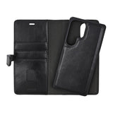 GEAR Buffalo Samsung Galaxy S25 Ultra 2-in-1 Wallet Magnet Flip Cover m. Pung - Ægte Læder - Sort