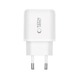Tech-Protect Vægoplader m. 30W - 1 x USB-A (QC) & 1 x USB-C (PD) - Hvid