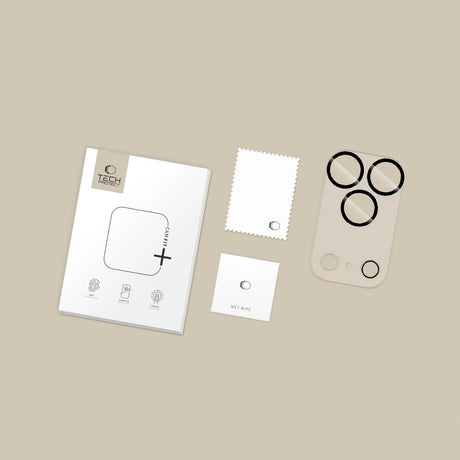 Tech-Protect Cam Fit+ - iPhone 17 Pro Max - Kameralinsebeskyttelsesglas - Gennemsigtig