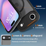 Tech-Protect - iPhone Air - BasicMag Hybrid Cover - MagSafe Kompatibel - Mat Sort