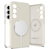 Samsung Galaxy S25 - Tech-Protect Silikone Cover - MagSafe Kompatibel - Beige