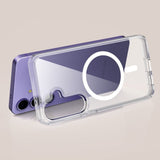 Tech-Protect Samsung Galaxy S25+ (Plus) Flexair Hybrid Bagside Cover - MagSafe Kompatibel - Gennemsigtig