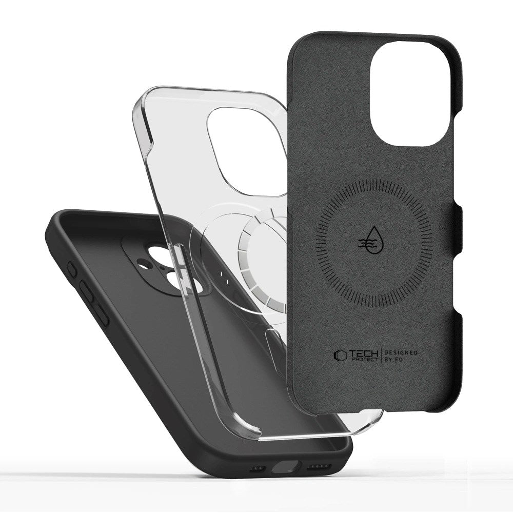 Tech-Protect - iPhone 17 - Silicone Cover - MagSafe Kompatibel - Sort