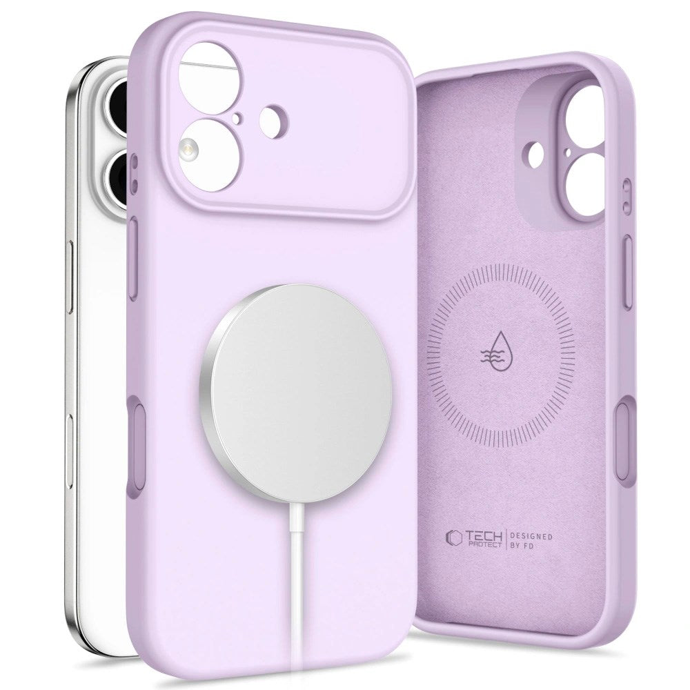Tech-Protect - iPhone 17 - Silicone Cover - MagSafe Kompatibel - Lilla
