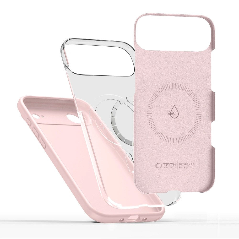Tech-Protect - iPhone Air - Silicone Cover - MagSafe Kompatibel - Lyserød