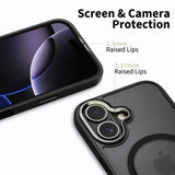 Tech-Protect - iPhone 17 - MagEdge Hybrid Cover - MagSafe Kompatibel - Mat Sort