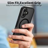 Tech-Protect - iPhone 17 - MagEdge Hybrid Cover - MagSafe Kompatibel - Mat Sort