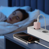 Tech-Protect Vægoplader m. 25W - 1 x USB-C (PD) - Lyserød