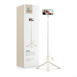 Bluetooth Selfie Stick Tripod - Tech-Protect - Beige