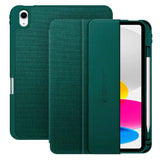 Tech-Protect - iPad 11" (2025) / 10.9" (2024 / 2022) - Canvas Flip Cover m. Pen Holder - Grøn