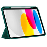 Tech-Protect - iPad 11" (2025) / 10.9" (2024 / 2022) - Canvas Flip Cover m. Pen Holder - Grøn