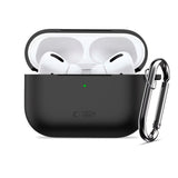Tech-Protect - Apple AirPods Pro (3. gen.) Silicone Hook Cover - Sort