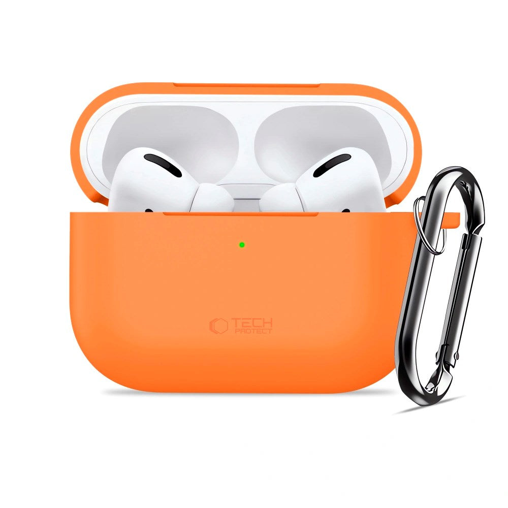 Tech-Protect - Apple AirPods Pro (3. gen.) Silicone Hook Cover - Orange