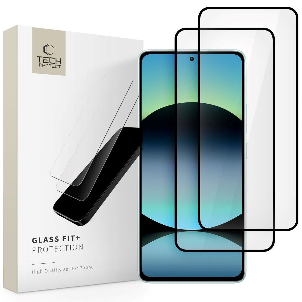 Xiaomi Redmi Note 14 (4G) / (5G) Tech-Protect Skærmbeskyttelse - 2 Stk. - Gennemsigtig