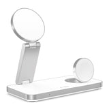 3-i-1 MagSafe Trådløs Oplader - Tech-Protect - 15W - Hvid