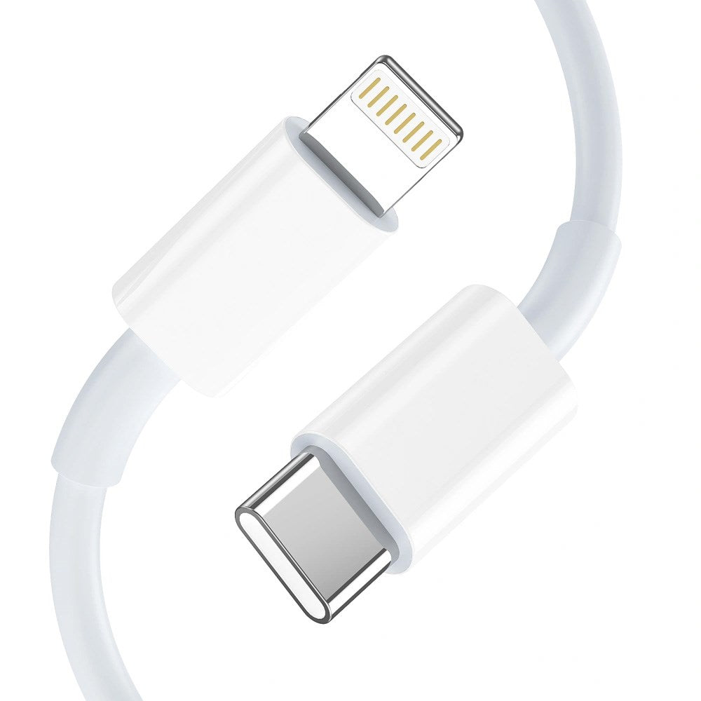 Tech-Protect - 20W Vægoplader m. 1 x Lightning Kabel - Hvid