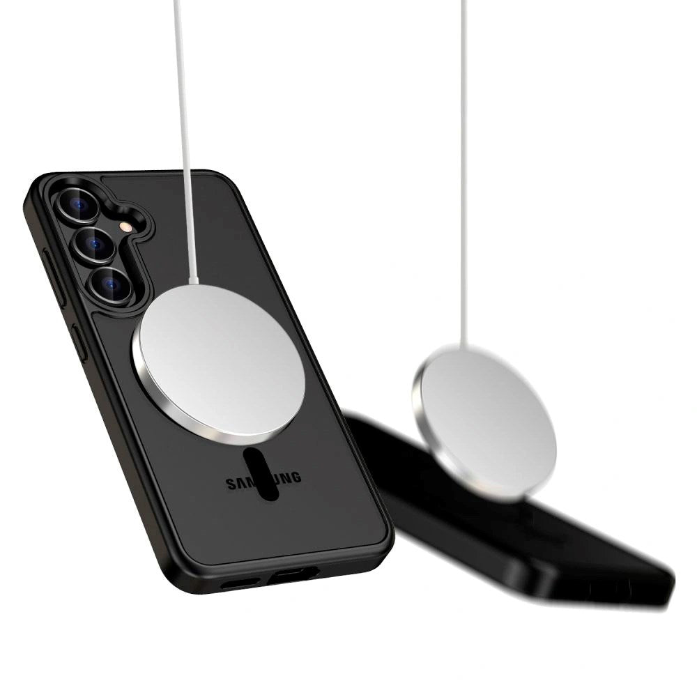 Tech-Protect - Samsung Galaxy S25 Edge - Magmat Cover - MagSafe Kompatibel - Mat Sort