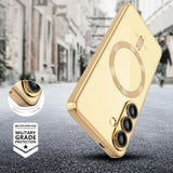 Samsung Galaxy S25 Edge - Tech-Protect MagFlex Cover - MagSafe Kompatibel - Guld