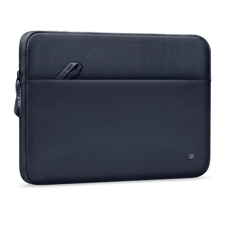 Tech-Protect MacBook / Laptop 13-14" Beskyttende Sleeve med Lomme - Foret Inderside - Mørkeblå