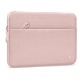 Tech-Protect MacBook / Laptop 15-16" Beskyttende Sleeve med Lomme - Foret Inderside - Lyserød