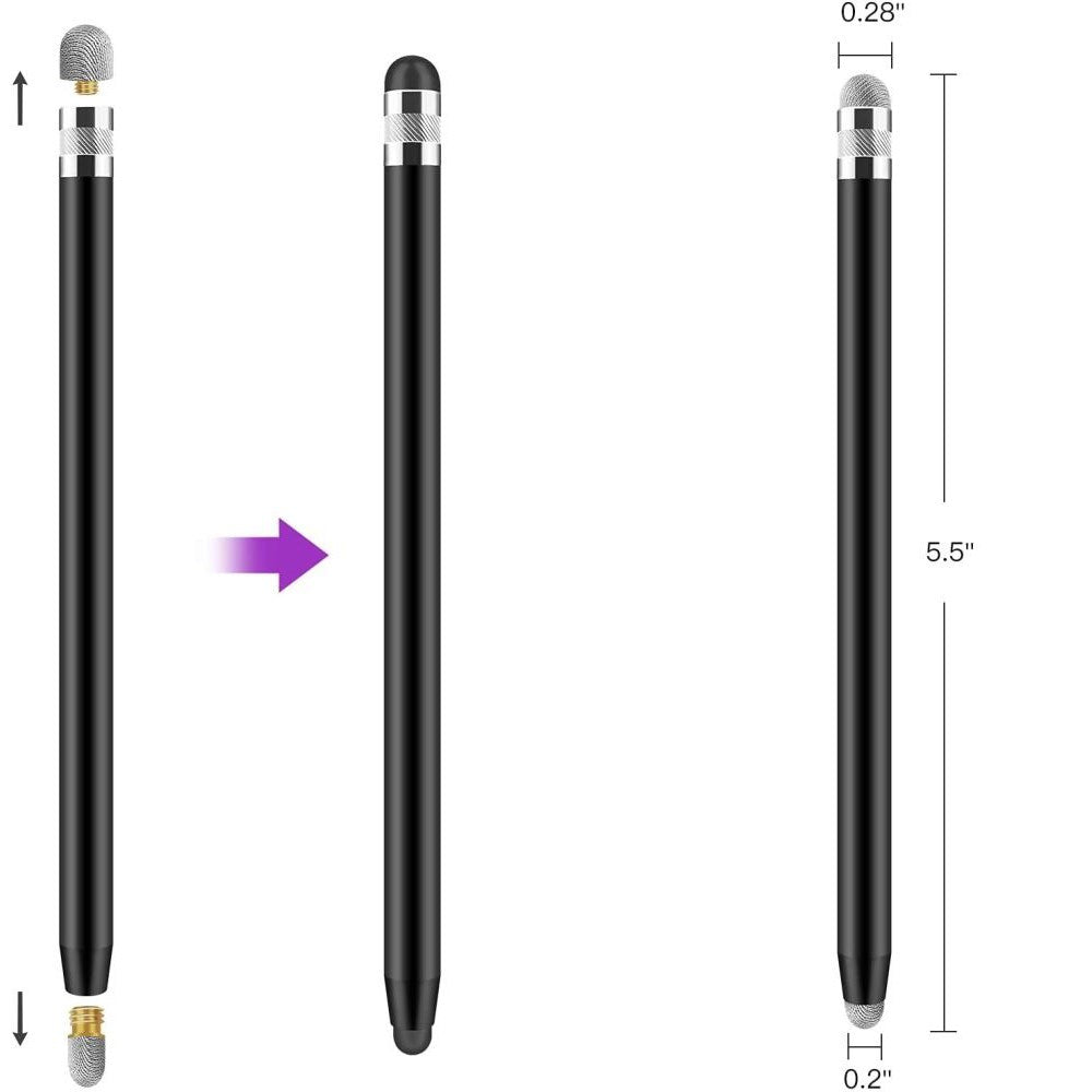 Tech-Protect - USP100 Stylus Pen - Lyserød/Lilla