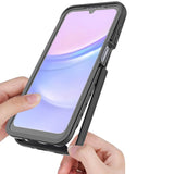 Tech-Protect Samsung Galaxy A16 (4G/5G) DEFENSE360 Case m. Skærmbeskyttelse - Gennemsigtig / Sort