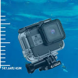 Tech-Protect GA200 Vandtæt Cover GoPro Hero 5 / 6 / 7 - Gennemsigtig
