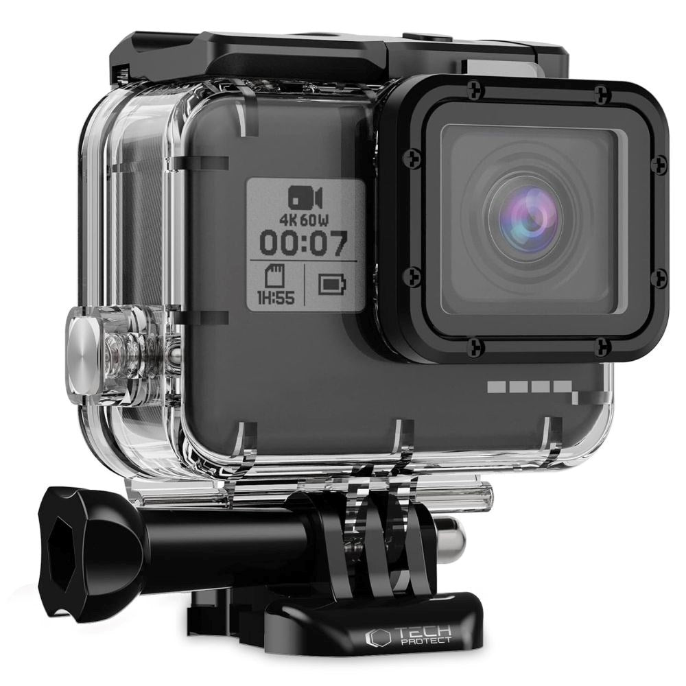 Tech-Protect GA200 Vandtæt Cover GoPro Hero 5 / 6 / 7 - Gennemsigtig