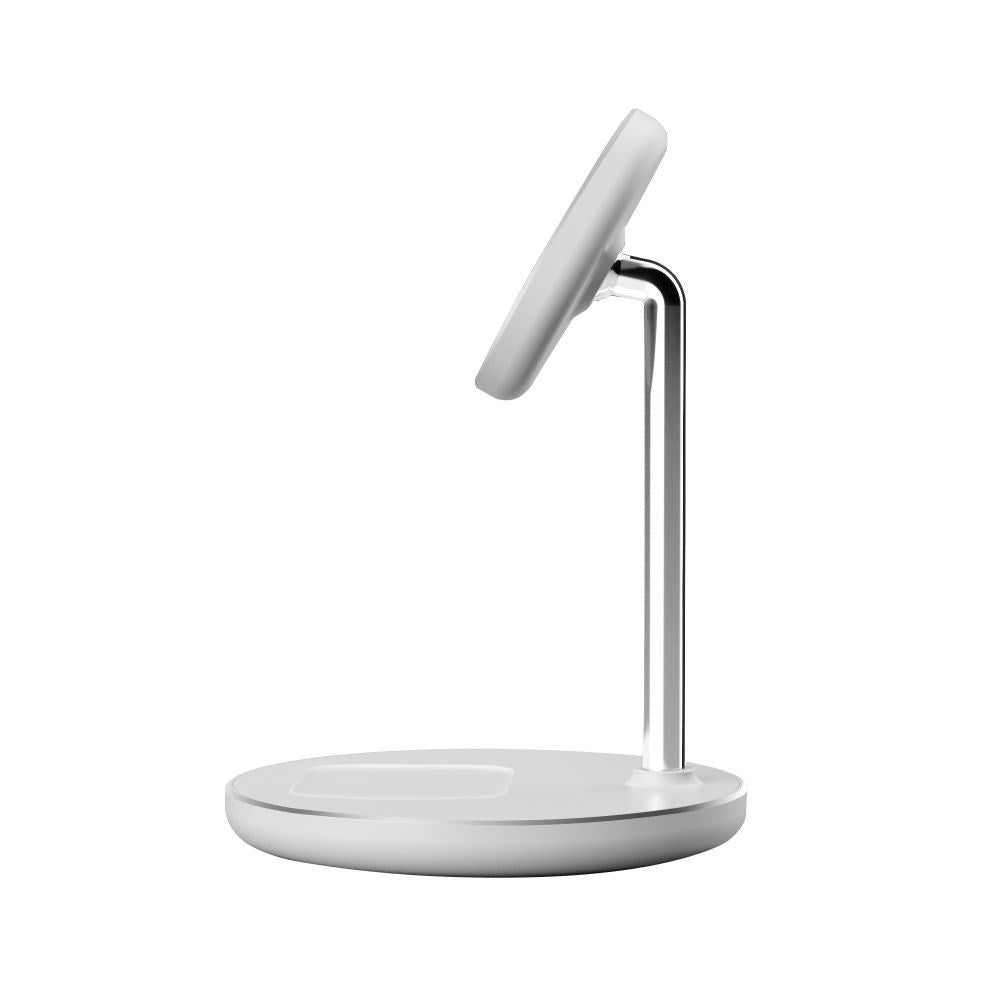 Tech-Protect 2i1 MagSafe Trådløs Oplader Qi15W-A39 - Hvid - (DEMO)