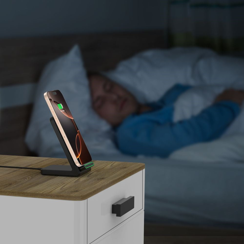 Tech-Protect Qi-15W-A40 Trådløs Hurtigoplader med Holder