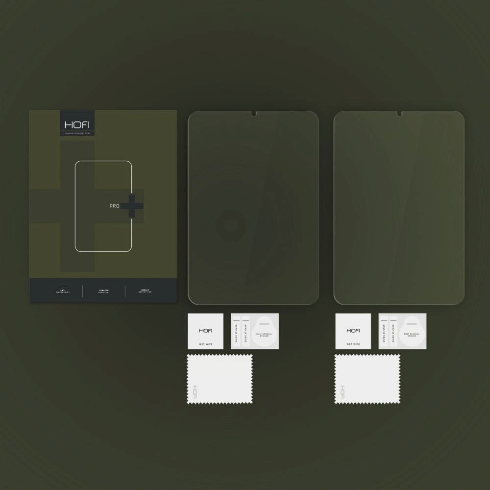HOFI Glass Pro+ 2 stk. Hærdet Glas til iPad Mini (2024 / 2021) - Gennemsigtig