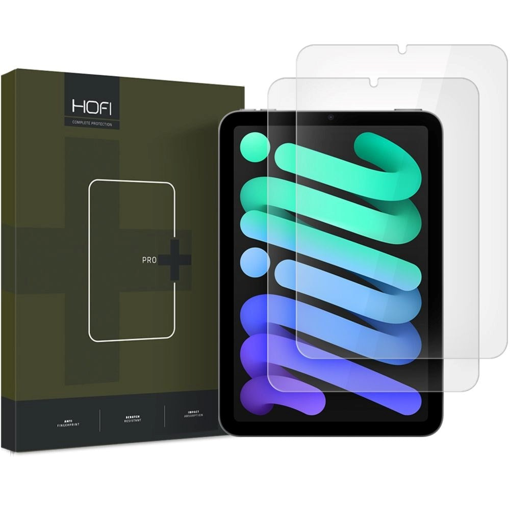 HOFI Glass Pro+ 2 stk. Hærdet Glas til iPad Mini (2024 / 2021) - Gennemsigtig