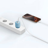 Tech-Protect 33W Vægoplader - 1x USB-A / 1x USB-C - Blå