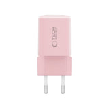 Tech-Protect 33W Vægoplader - 1x USB-A / 1x USB-C - Lyserød