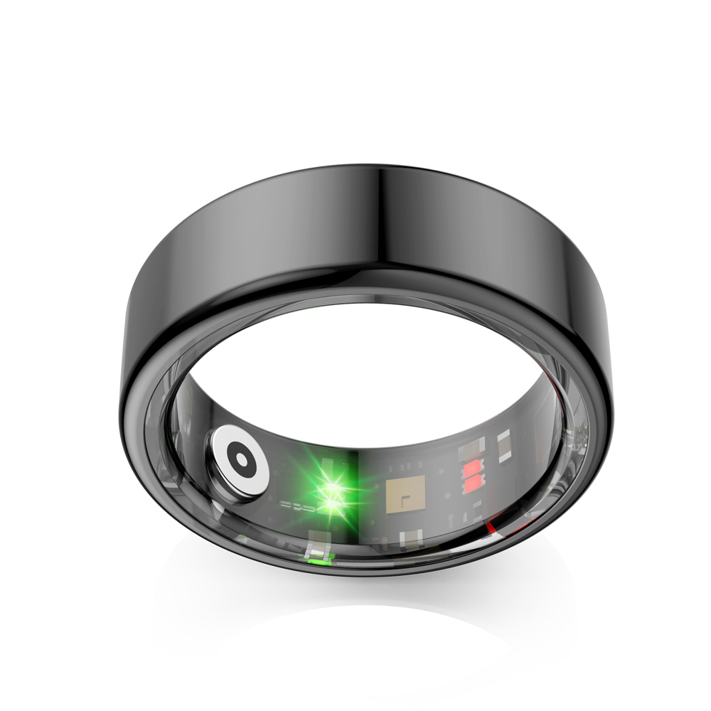 Maxlife - MXSR-100 Smart Ring - Størrelse 9 - Sort