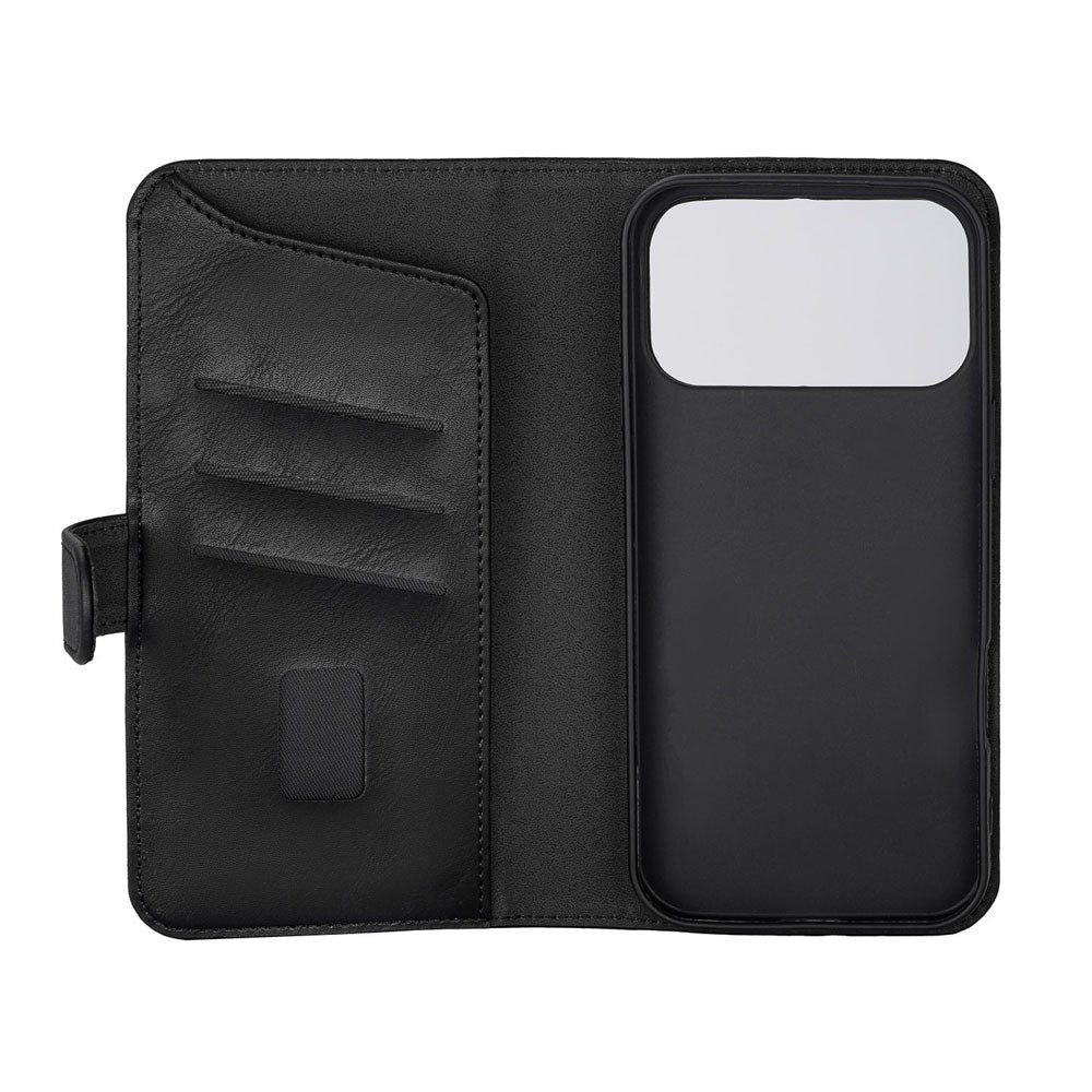 GEAR iPhone 17 Pro Max Kunstlæder Cover - MagSafe Kompatibel - Sort