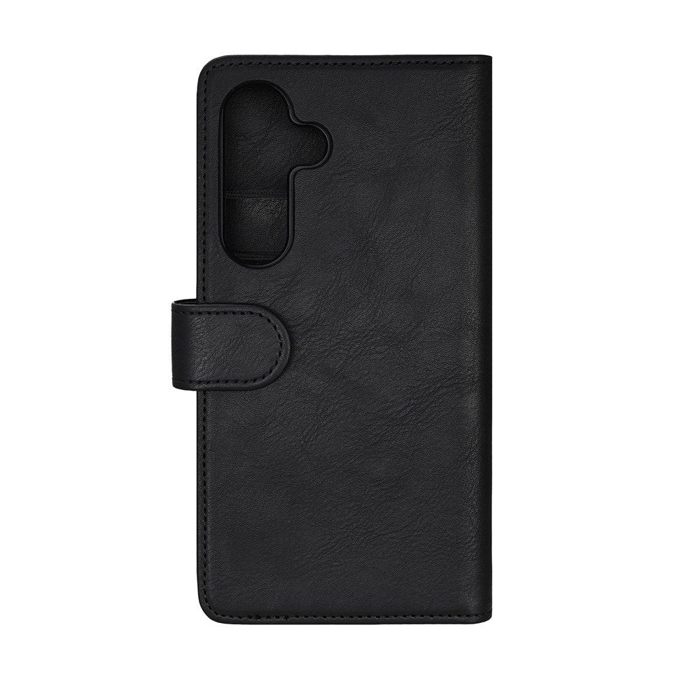 GEAR Samsung Galaxy S25+ (Plus) 2-in-1 Wallet Flip Cover m. Kortholder - Kunstlæder - Sort