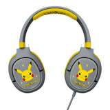 Over-Ear Gaming Hovedtelefoner Pro G1 m. Aftagelig Mikrofon - Pokémon Pikacu - Grå / Gul