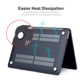 MacBook Pro 16" M1 / M2 / M3 / M4 (2021 / 2024) Plastik Bærbar Cover - Blå