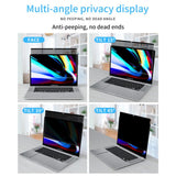 MacBook Pro 14 M5/M4/M3/M2/M1 (2025-2021) Magnetisk Skærmbeskyttelse - Privacy Funktion - Gennemsigtig